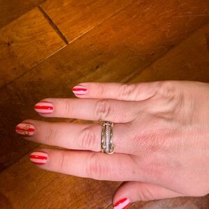 Gold Filled & Sterling Silver Spinner Ring